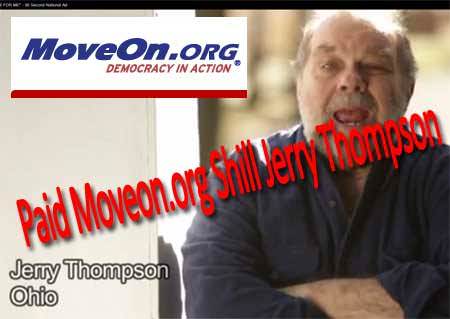 Moveon.org Paid Shill Jerry Thompson Claimsing He Represent Gun Owners for Gun Control