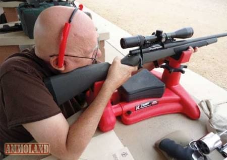 Shooting Weatherby Vanguard 22-250 Rifle