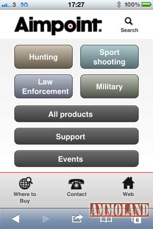 Aimpoint.com Now Available As A Mobile Version For Smart Phones