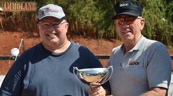 Gunny Presents Award at Glock Sport Shooting Event