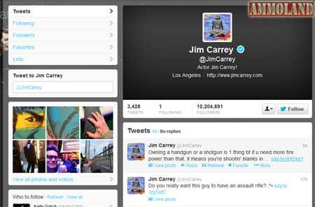 Jim Carrey Twitter Account