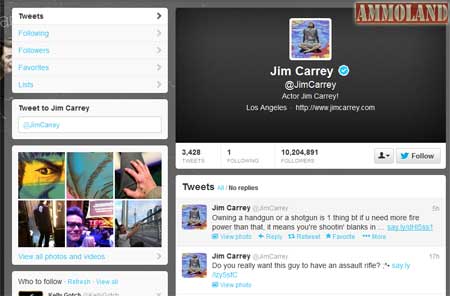 Jim Carrey Twitter Account