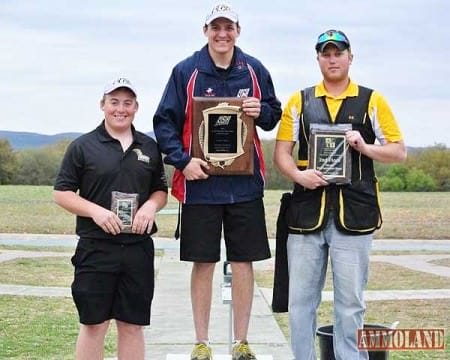 Men's Skeet Champion from the International Shoot-Out was Lindenwood's Ryan Smithhart, who defeated teammate and National Junior Team member Dustin Perry to earn his USA Shooting jacket. Finishing second was Damian Giles of Fort Hays State University. Photos courtesy of Lindenwood University.