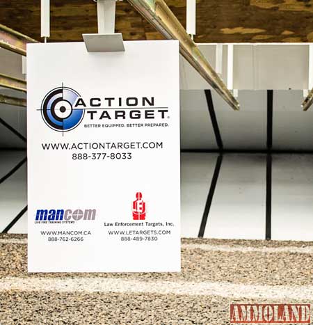 Action Target's subsidiaries Mancom and Law Enforcement Targets provided equipment and targets for the new PCERJ range.