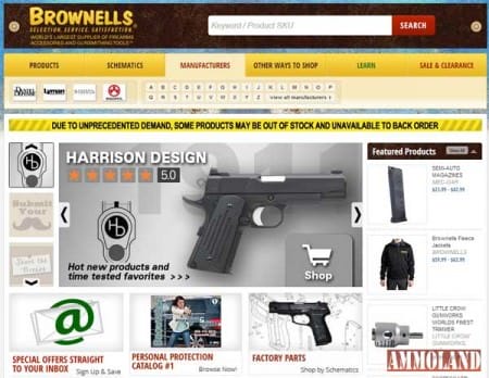 Brownells Screen Shot