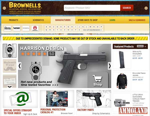 Brownells Screen Shot