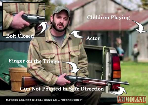 Mayors Against Illegal Guns Promoting Responsibility with Careless Actor in Dangerous Gun Ad