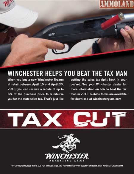 Winchester Repeating Arms Tax Rebate