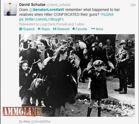 @SenatorLorettaW remember what happened to her relatives when Hitler CONFISCATED their guns?