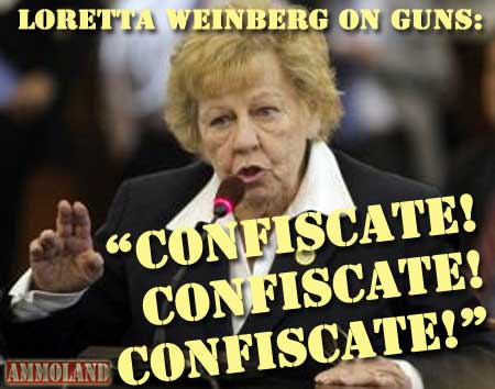 Loretta Weinberg Confiscate! Confiscate! Confiscate!