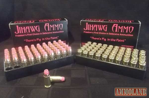 Jihawg Ammunition 9mm Pig Tainted Ammo