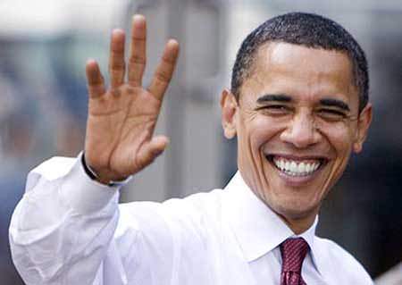 Smiling Obama