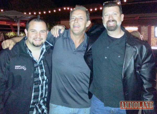 Jarrad Markel, Paul Markel, and Will Hayden at the Sons of Guns Premiere Party 2013