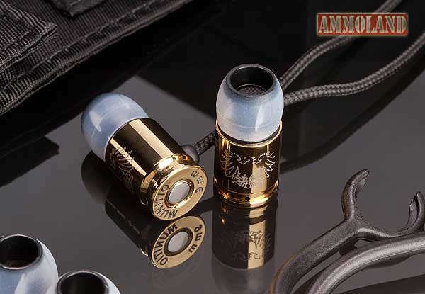 Munitio Gold Nines Tactical Earphones