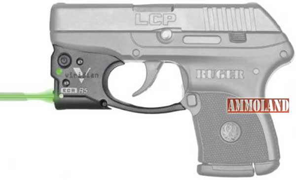 Ruger LCP with Viridian R5-LCP Reactor 5 Grn Laser