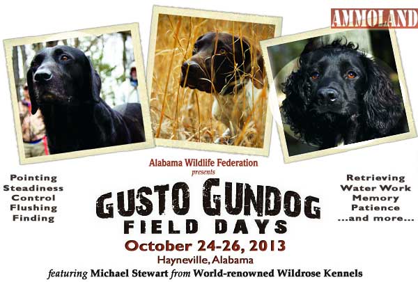 Alabama's Gusto Gundog Field Days - Oct 24th - 26th 2013