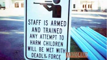 Arkansas School Posts Armed Teacher Warning Signs