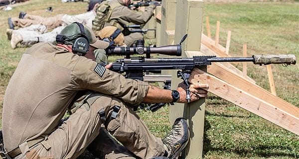 Caylen Wojcik takes aim at the 2013 Oregon Sniper Challenge. Photo courtesy of Terry Doi.