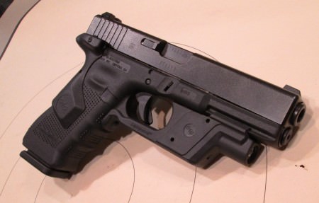 The safe choice? A Glock Gen 4 with Crimson Trace light and laser?