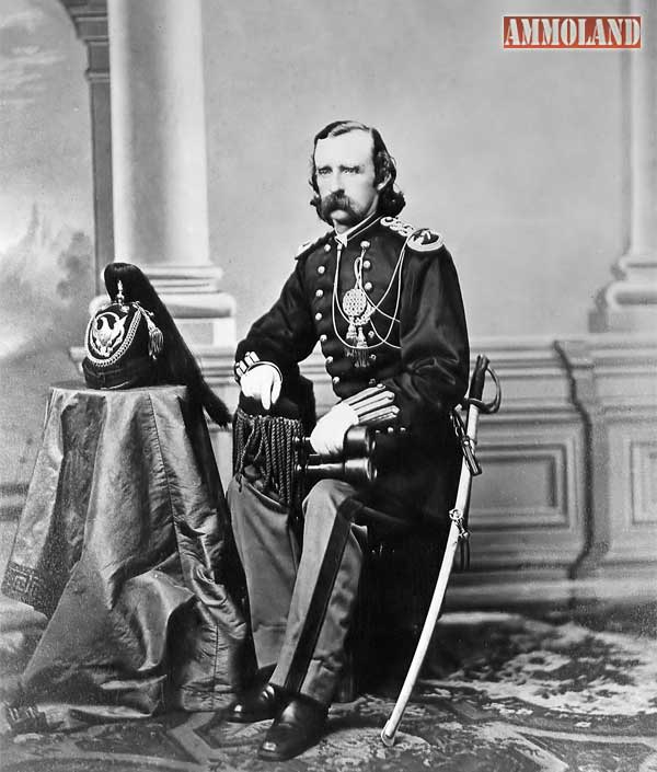 Custer in a post-Civil War portrait befitting his celebrity.