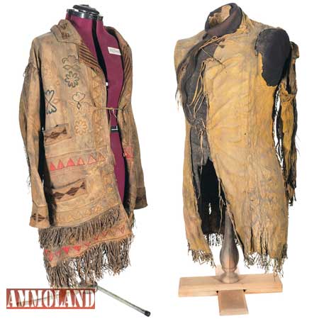 Custers Elk Skin Jacket and Buck Skin Shirt