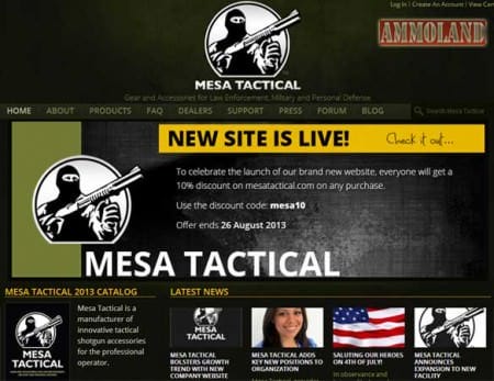 Mesa Tactical New Website