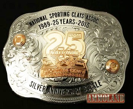 25Th Anniversary National Sporting Clays Championship Commemorative Belt Buckle