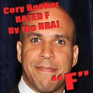 Mayor Cory Booker is rated an “F” by the NRA