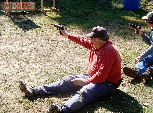 Students are taught to engage targets from all sorts of unusual positions.