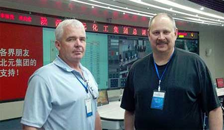 Mayor Tom Murphy and Representative Tom Lubnau together in China