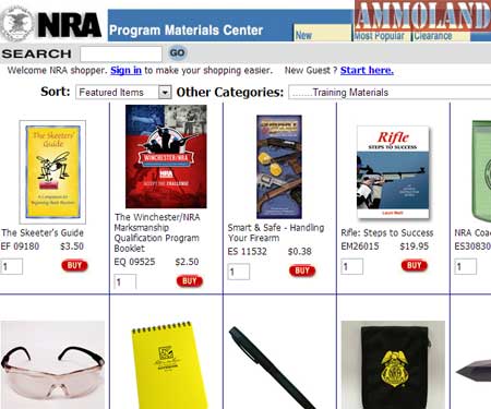 NRA Training Material Sales Reach Record High NRA Training Material Sales Reach Record High