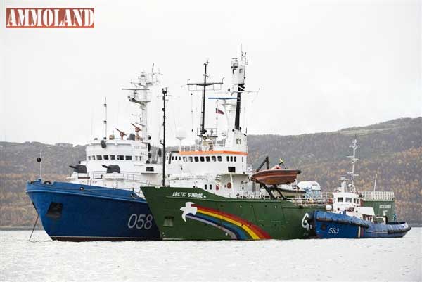 Russians had seized the Greenpeace ship, Arctic Sunrise