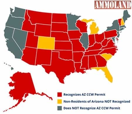 Arizona Concealed Carry Weapons Permit Reciprocity