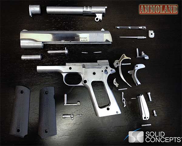 First 3D Printed Metal Gun Parts Break Down, only springs were no printed First 3D Printed Metal Gun Parts Break Down, only springs were no printed