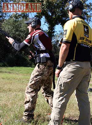 Staff Sgt. Joel Turner instructs