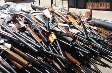 Guns Confiscated by Police