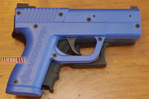 LaserLyte Trigger Tyme Training Pistol Over a Glock 26