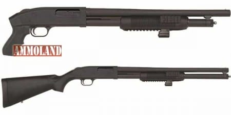 Mossberg 500 Tactical Tri-Rail shotguns with the Center Mass laser