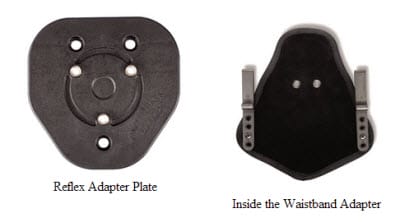 Uncle Mike’s Reflex Holster. The Reflex Adapter Plate