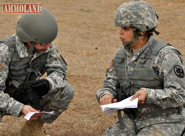 Army Reservists Sgts. 1st Class Chasity Wathen and Annette Habel