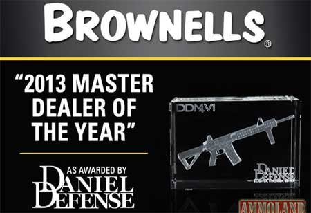 Brownells Receives Daniel Defenseâ€™s 2013 Master Dealer of the Year Award