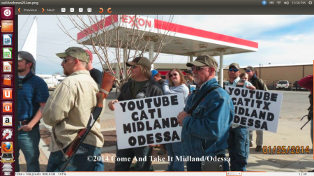 Open Carry March Andrews Texas February 15th 2014