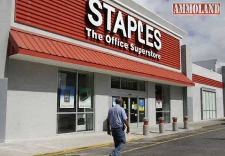 Staples Gun Protest