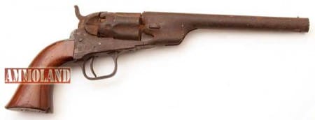 Three Digit Serial Number Attic Relic Colt M-1862 Police Model Revolver