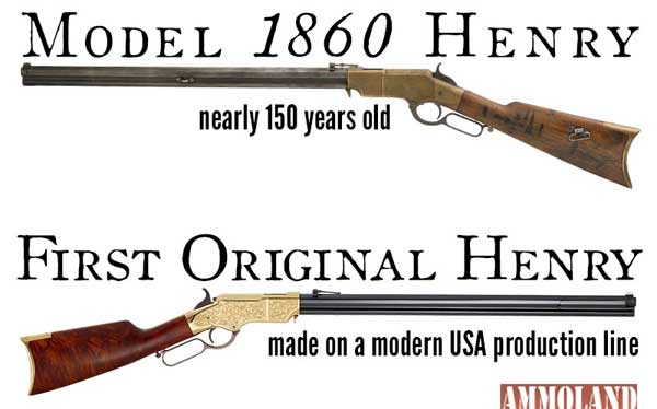 A legendary Henry lever-action rifle and new Original Henry rifle