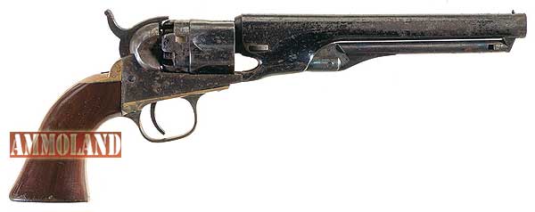 Lot 3076, a Colt Model 1862 Police percussion revolver with holster and inscription on the back strap exceeded the estimate by selling for $8,625.