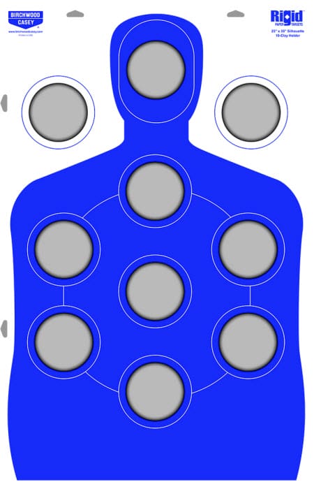Rigid 10-Clay Silhouette Target from Birchwood Casey