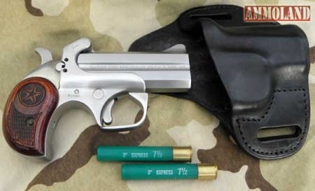 Bond Arms Century 2000 .45 Colt/3-inch .410, holster and two rounds of Remington Express 3-inch 7 1/2 shot