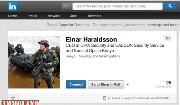 Ealgon Security Services Screengrab