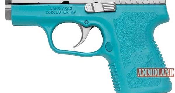 Kahr PM9 In A Bright and Sexy Robin Eggshell Blue Polymer Frame